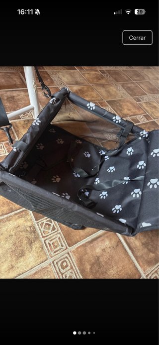 Silla para mascota para coche
