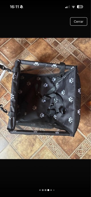 Silla para mascota para coche