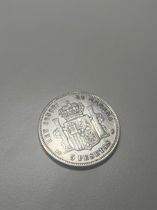 Lote 6 Monedas 5 Pesetas Plata 1889 Alfonso XIII