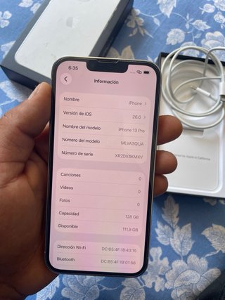 iPhone 13 Pro Plata Batería 81%