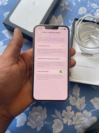 iPhone 13 Pro Plata Batería 81%