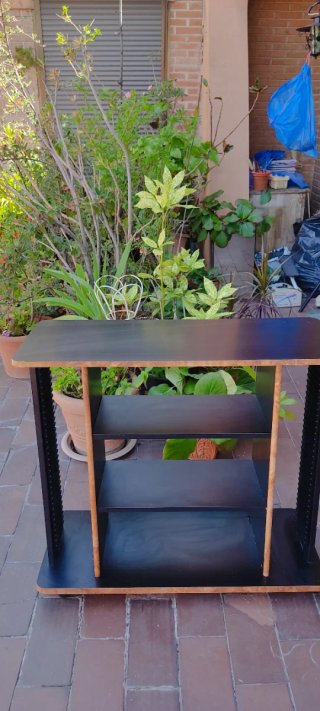 Mueble auxiliar TV minicadena con organizador CD