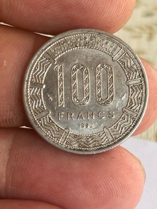Moneda de Gabón 100 Francos