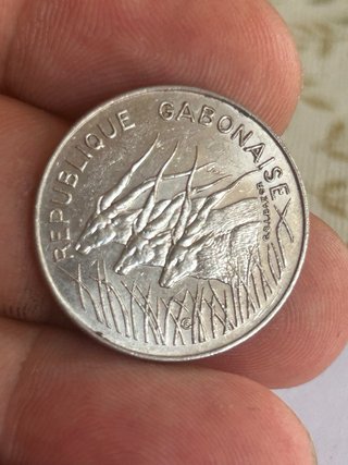Moneda de Gabón 100 Francos