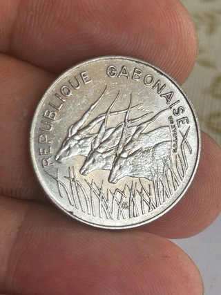 Moneda de Gabón 100 Francos