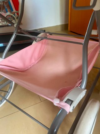 Carro de juguete rosa La Nina