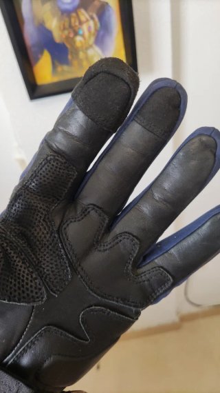 Guantes de Moto Azules Talla L