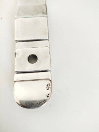 Pulsera UNOde 50 hebilla plata