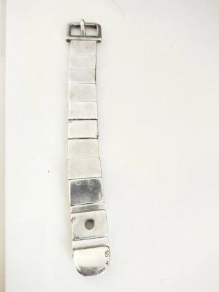 Pulsera UNOde 50 hebilla plata