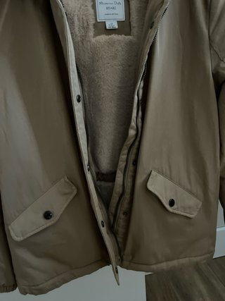 Abrigo Massimo Dutti niña beige Talla 13-14.