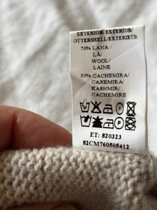 Jersey CH  gris top Cuello Alto Manga Abullonada,