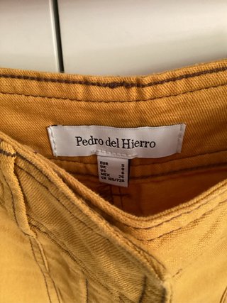 Pedro del Hierro Pantalón Corto Amarillo Talla S