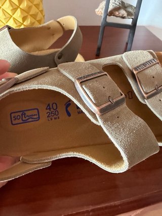 Sandalias Birkenstock Milano Caqui 25 cm , unisex