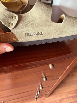Sandalias Birkenstock Milano Caqui 25 cm , unisex