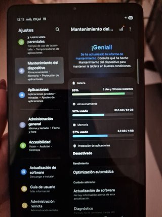 Tablet Samsung SM-X130 Negra
