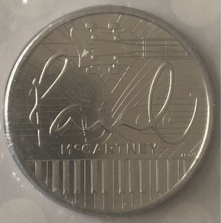 Moneda Conmemorativa Paul McCartney Royal Mint