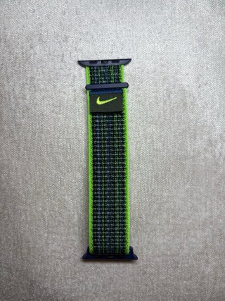 Correa Nike Apple Watch Tejido Neón