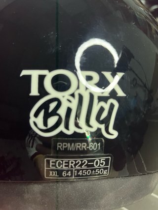 Casco TORX BILLY XXL 64 Negro