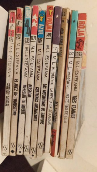 Lote 10 novelas del oeste Estefanía - M. Lafuente