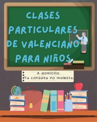 Clases particulares de valenciano para niños