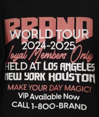 Camiseta BRAND World Tour Talla S