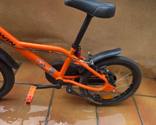 Bicicleta infantil Btwin naranja