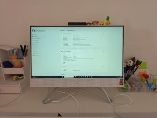 HP All-in-One 22 Blanco