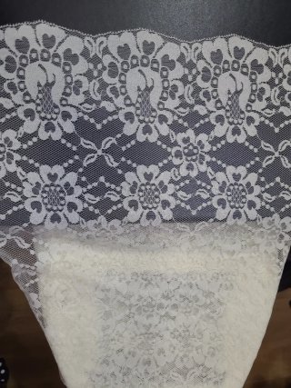 Mantilla encaje larga 120x240