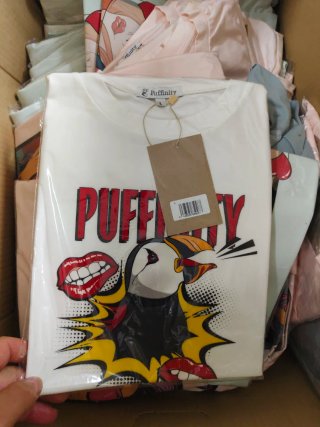 Camiseta Puffinity Talla S,L,y XL