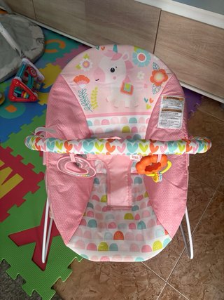 Hamaca para bebé con diseño de unicornio