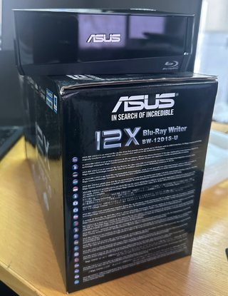 Grabadora Blu-ray Externa ASUS BW-12D1S-U USB 3.0