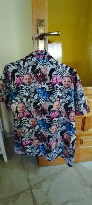 Camisa Abalos Talla M Estampada