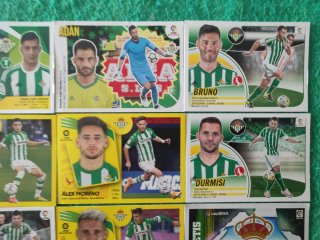 Lote cromos Real Betis Balompié Panini La liga