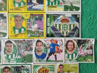 Lote cromos Real Betis Balompié Panini La liga