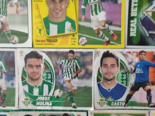 Lote cromos Real Betis Balompié Panini La liga