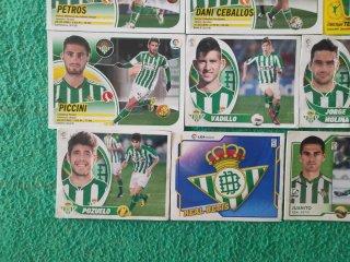 Lote cromos Real Betis Balompié Panini La liga