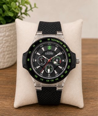 Reloj Calgary Negro y Verde