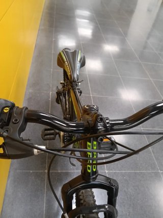 Bici B-PRO 24 Negra/Verde/Azul