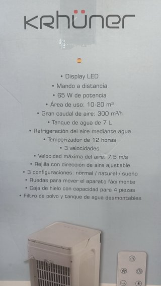 Krhüner Climatizador Evaporativo