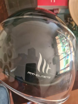 Casco MT Helmets Scooter Negro