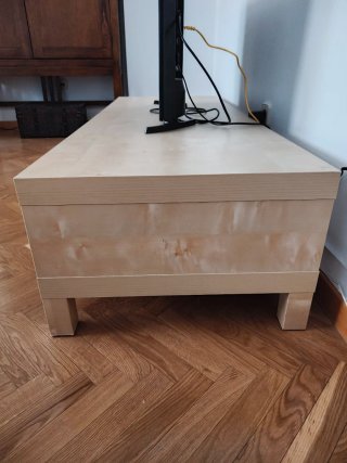 Mueble TV madera claro salón