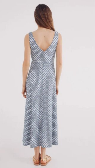 Vestido midi punto Springfield