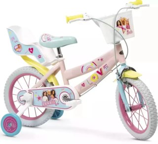 Bicicleta Infantil Barbie Rosa 16 pulgadas