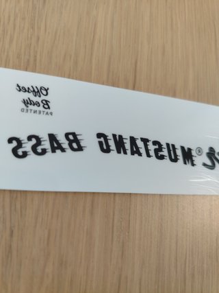 Decal Fender Mustang Bass Black - Mirror Transfer