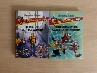 libros Superhéroes Geronimo Stilton
