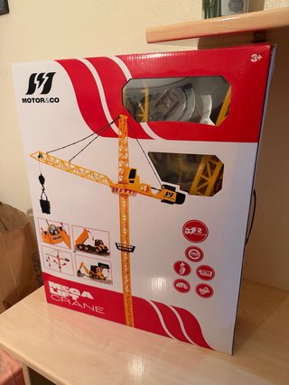 Grúa de Juguete Motor&Co Mega Lift Crane