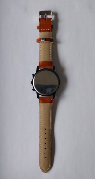 Orologio Fan Tee Da nero cinturino marrone