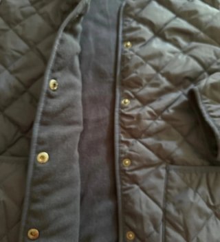 Chaqueta acolchada azul marino