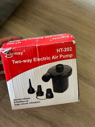 Colchón hinchable individual Intex + bomba de aire