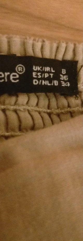 Falda midi Atmosphere beige T.36
